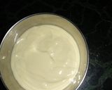 A picture of step 1 of Rose Mango Bhapa Doi.
