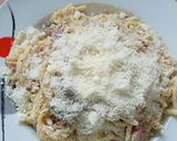 Foto del paso 6 de la receta: Espaguetis a la "falsa carbonara"😋😋