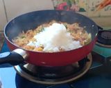 A picture of step 14 of Radish Pulav/Mullangi Rice.