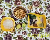 A picture of step 1 of Basic Coconut Chutney.