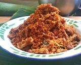 Foto langkah ke 9 dari resep Serundeng Teri Tempe Pedas.