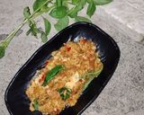 Foto langkah ke 5 dari resep Tempe Telur Penyet.