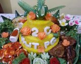Foto langkah ke 9 dari resep Tumpeng nasi kuning.