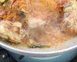 A picture of step 6 of Chettinad mint masala chicken.