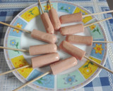 Foto del paso 1 de la receta: Banderillas de salchicha o corn dogs