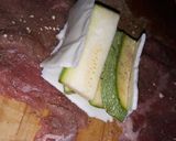 Foto del paso 1 de la receta: Rollitos de carne de res, c/ queso y calabacitas