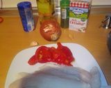Foto del paso 1 de la receta Merluza en salsa de pimientos en MC