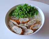 Hình bước làm 5 của món BÁNH CANH chả cá thì là