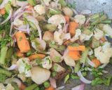 A picture of step 9 of Vegetable dum biriyani.