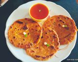 A picture of step 3 of Healthy tasty unique jowar flour and Sattu flour vegetable paratha.