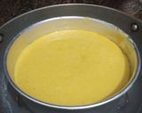 A picture of step 5 of Khaman Dhokla.