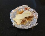 A picture of step 3 of Meatball Parmesan on Angel Hair Pasta.