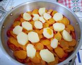 صورة لخطوة 6 من وصفة طاوة الحوت 🥘 ….                 (سمك الكوربينا /تاسرغالت بالخضار 🥕🥔🍅)