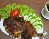 Foto langkah ke 6 dari resep Bawal Bakar Pedas Manis.