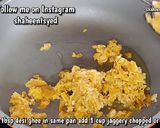 A picture of step 2 of Til gur ki revdi winter recipe / sesame jaggery rewadi.