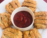 A picture of step 5 of Braided samosa.