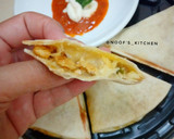 Foto langkah ke 20 dari resep Quesadilla Chicken Taco with Homemade Tortilla.