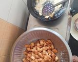 A picture of step 4 of Sweet Shakkarpare (Indian Sweet Fried Pastry).