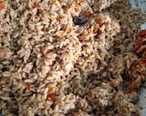 Foto langkah ke 3 dari resep Nasi Goreng Kebuli Daging Suwir.