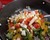 A picture of step 3 of Sevai Upma.