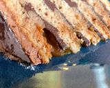Gianduja-sós karamell torta recept fázis 8 fotója