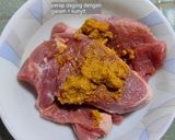 Gambar langkah 2 resipi Daging Bakar Sempoi.