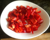 Foto del paso 1 de la receta: Arroz al horno con pimiento