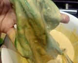 A picture of step 2 of Palak pakora.