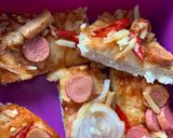 Foto langkah ke 11 dari resep Pizza gampang tanpa ulen enak empuk bisa dengan oven atau teflon saja.