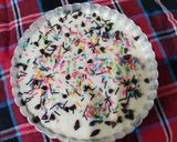 A picture of step 4 of Semolina Chocolate cake.