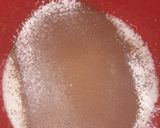 A picture of step 2 of Seven Spoon Cake.
