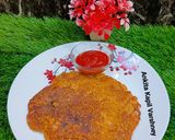 A picture of step 4 of Sattu Dosa.