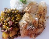 Foto del paso 6 de la receta: Alverjas Verdes con Filete encostrado de Avena-Quinua y Pan Rallado a lo Carmelita
