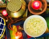 A picture of step 4 of Chirer Payesh or Kheer Poha.