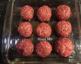 A picture of step 1 of Dawood Basha Kofta.