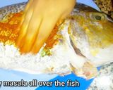 A picture of step 7 of Restaurant style grilled fish with special masala.