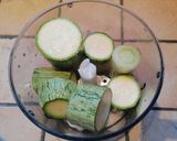 A picture of step 1 of Salmon, Zucchini, and Leek Lasagna.