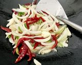 Foto langkah ke 5 dari resep Petai Teri Cabe iris pedes.
