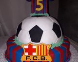 Foto del paso 12 de la receta: Torta de Barcelona⚽️❤