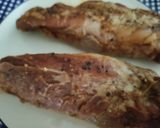 Foto del paso 7 de la receta: Solomillo de Cerdo en Salsa de Naranja, Humo, Miel y Barbacoa