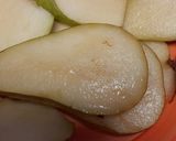 A picture of step 7 of Pear and chocolate tart: gluten free.