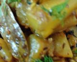 A picture of step 2 of Dry Pumpkin Sabzi.