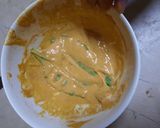 A picture of step 2 of Spinach pakora.