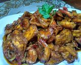 Foto langkah ke 8 dari resep Udang + tahu kecap.