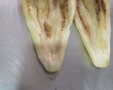Foto del paso 2 de la receta: Berenjena rellena con pechuga sobrante