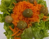 Foto del paso 1 de la receta: Ensalada🥗 Lechuga con Aceitunas y Berenjenas