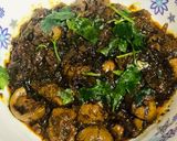 A picture of step 3 of Stir fried Mutton kidneys.
