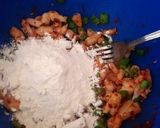 A picture of step 6 of Sweet Potato and Prawn Cakes.