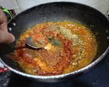 A picture of step 3 of Laal Mirch Chutney.