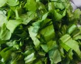A picture of step 2 of Palak Pakora.